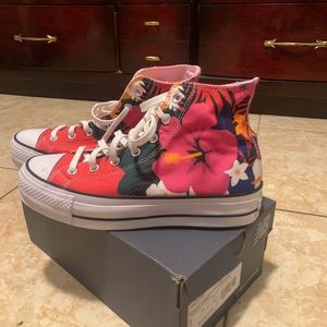 floral platform converse